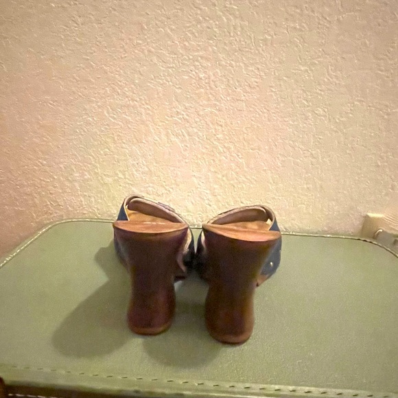 Vintage Denim Original Dr Scholl’s heeled Sandals size 10 - Picture 4 of 9